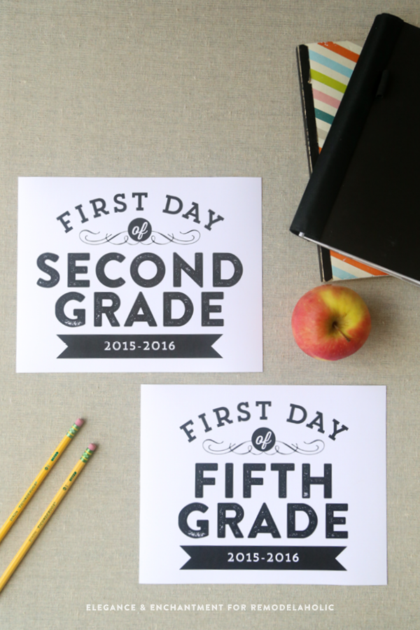 Free Printable Back To School Signs School Signs First Day School Sign First Day Of School