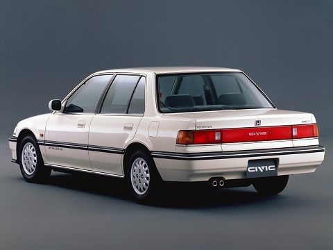Honda Civic Sedan 1988 1991 Brought My 1990 Blue Ex Model Back From Usa Drove It For A While Around Ireland Honda Civic Honda Mobil