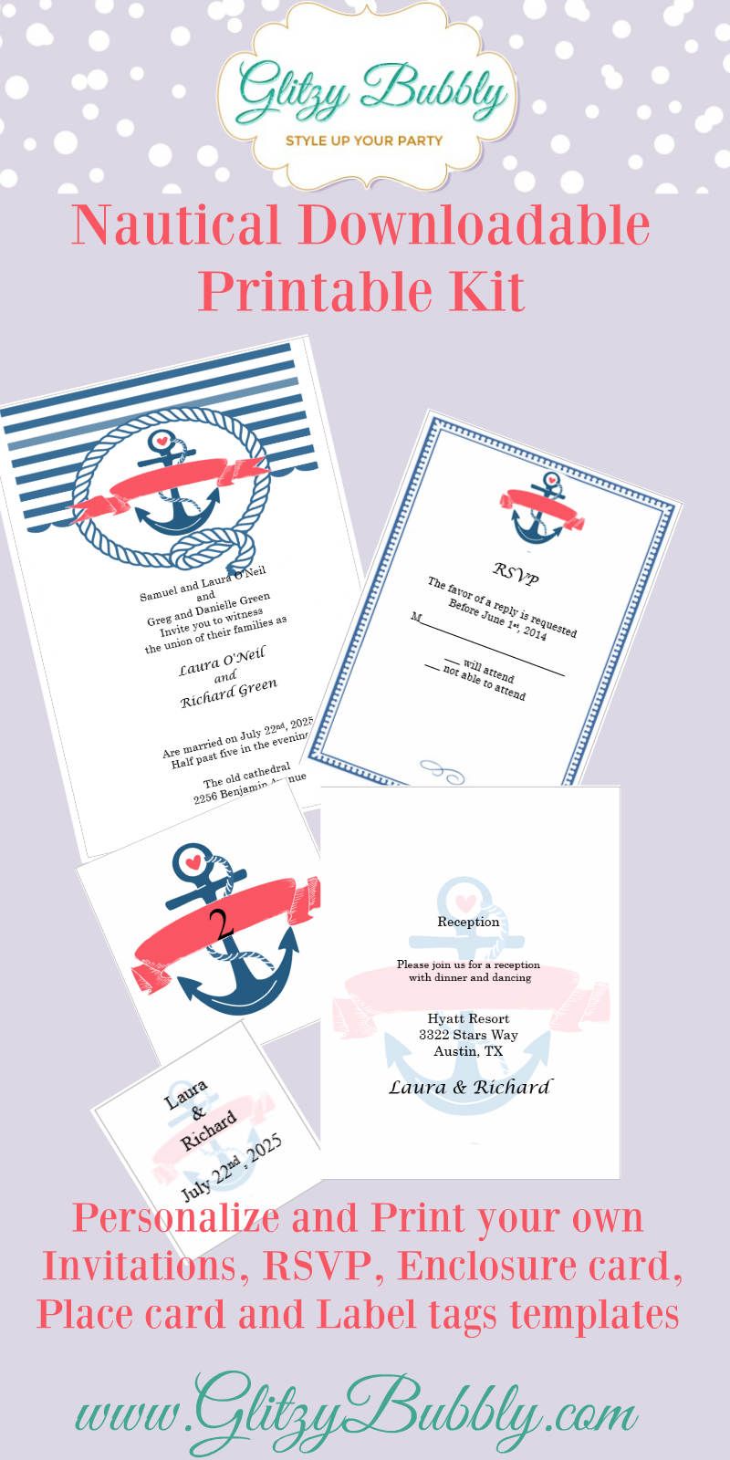 Download Your Free Nautical Wedding Invitation Template At Creative Theme Nautical Wedding Invitations Nautical Invitations Nautical Theme Wedding Invitations