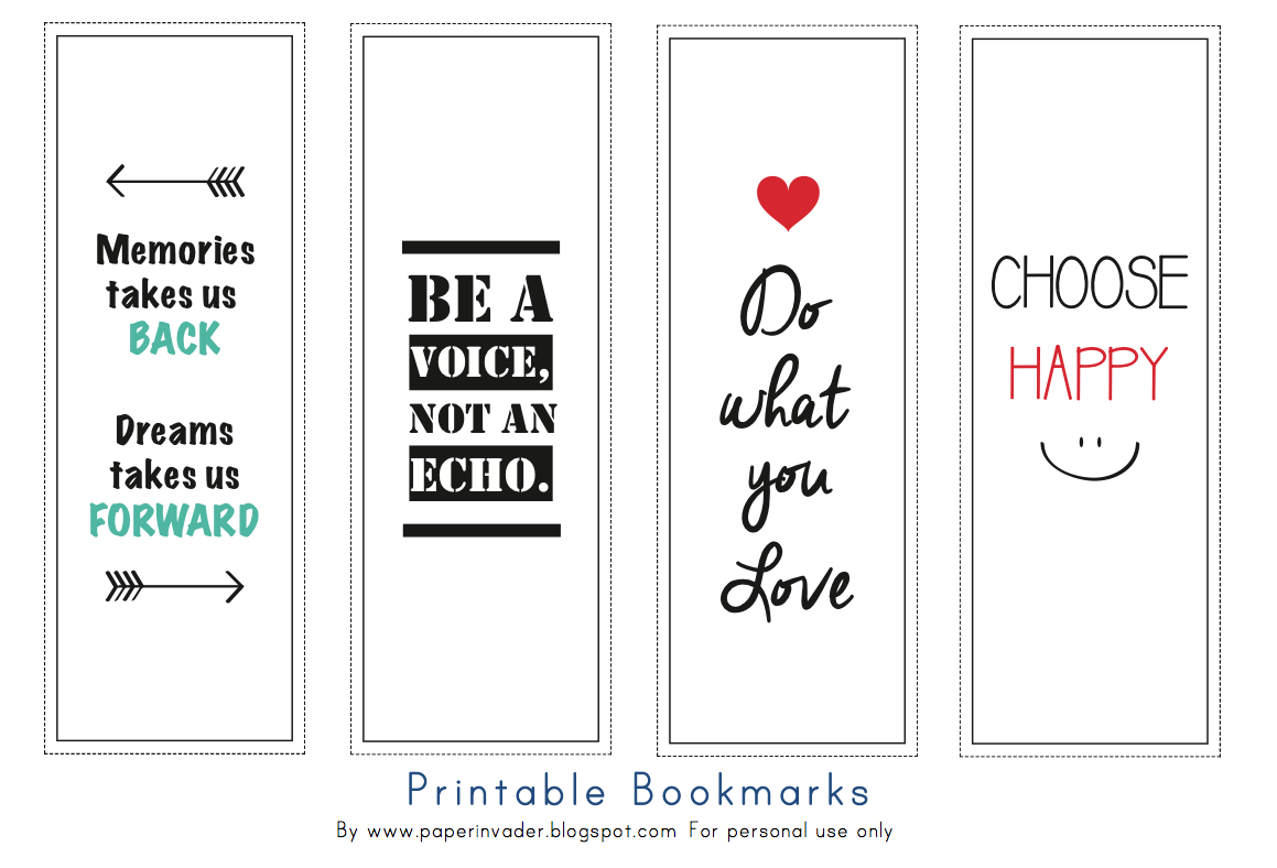 Hey Invader I Made 4 Simple Printable Bookmarks For You The Designs Are Very Simple And I Put Bookmarks Quotes Bookmarks Printable Free Printable Bookmarks
