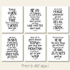 Black And White Quotes Kids Download Motivational Kids Room Playroom Wall Art Set Jpg Pdf Posters Printable Digital Prints Instant Download Printable Motivational Quotes Fathers Day Quotes Quotes For Kids