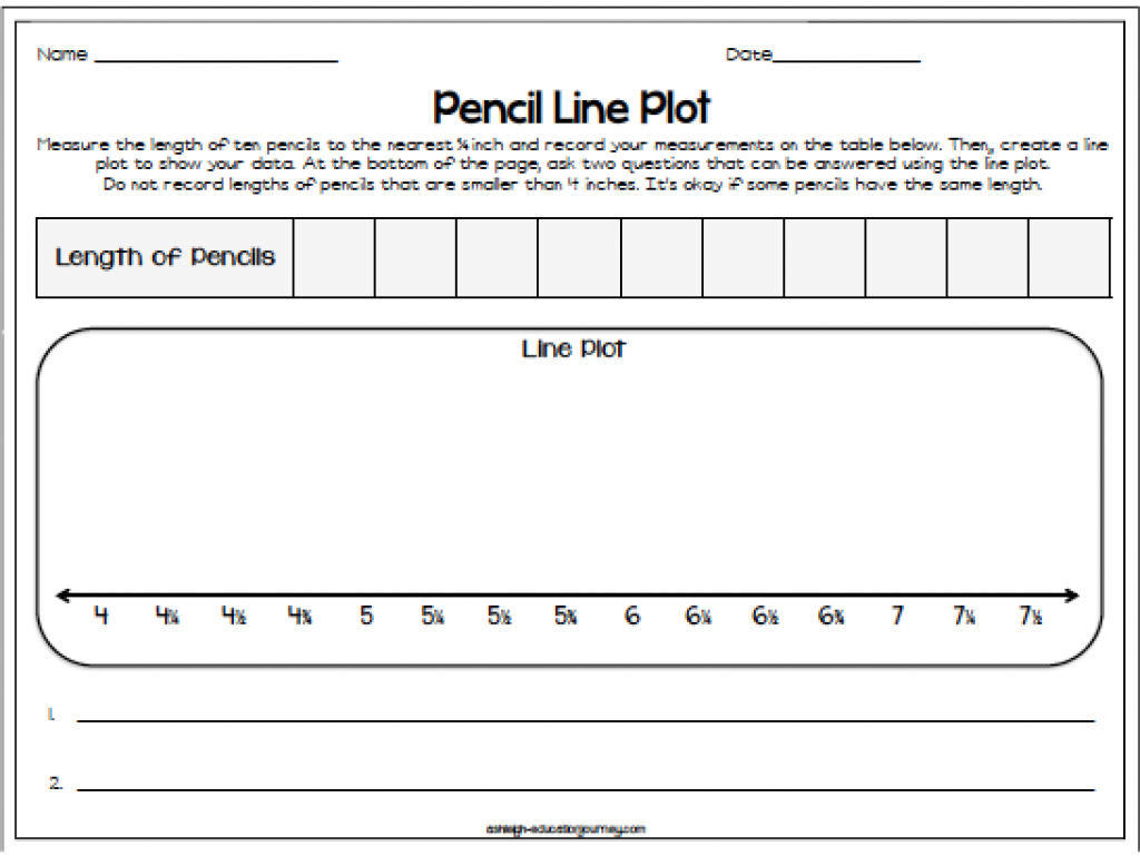 Line Plot Measurement Line Plot Worksheets Graphing Worksheets Reading Graphs