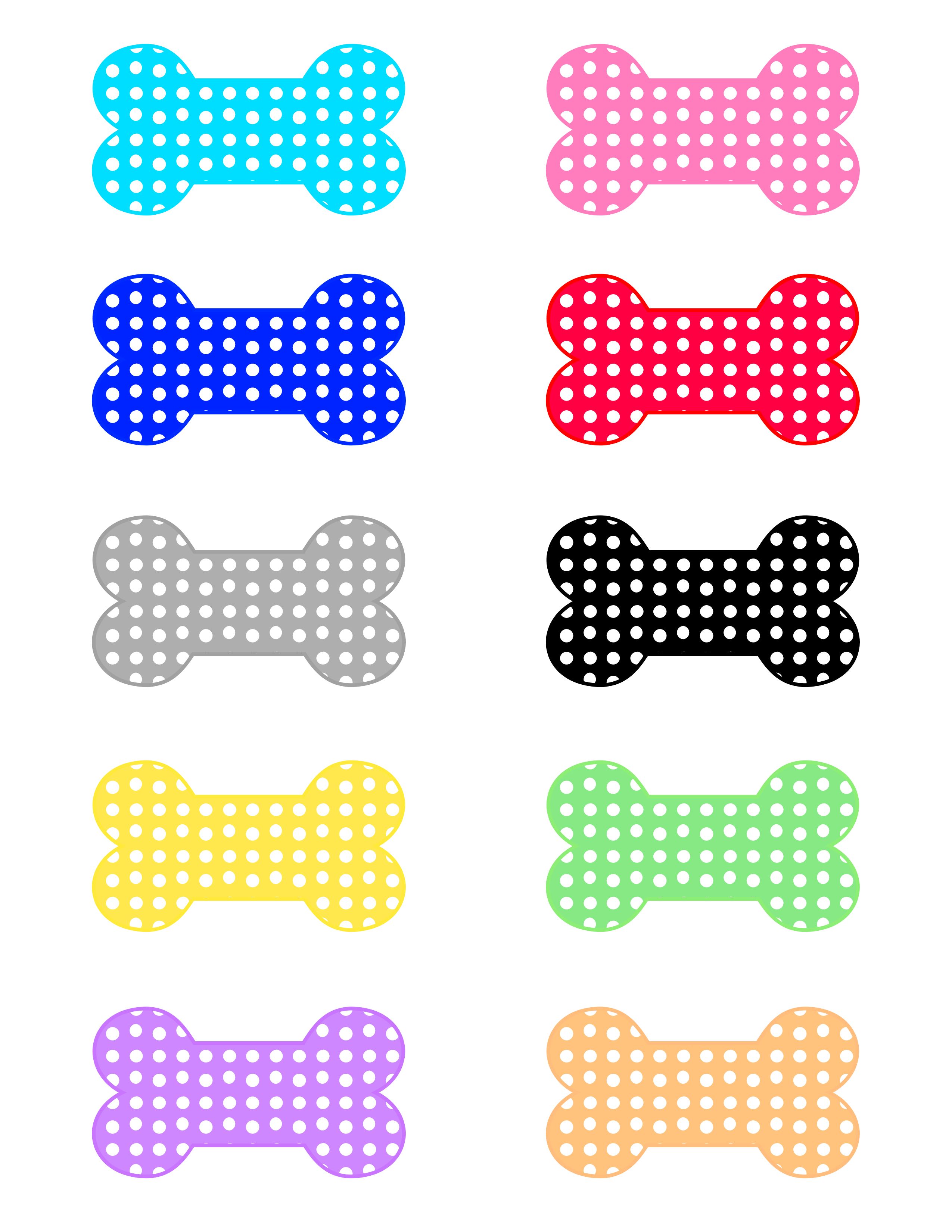 Printable Dog Bone Template Diy Dog Treats Diy Dog Stuff Dog Birthday Party