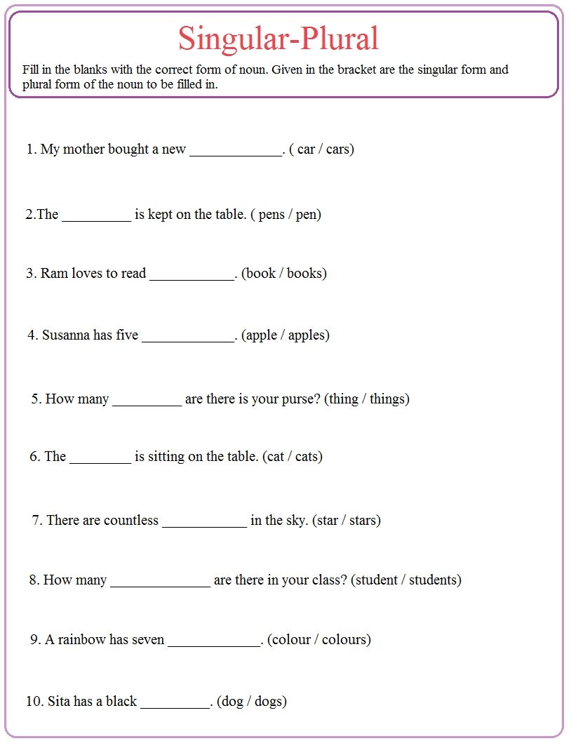 Extent English Worksheets Year 1 English Worksheets Along With English 2nd Grade Worksheets Printable English Worksheets Plurals Worksheets