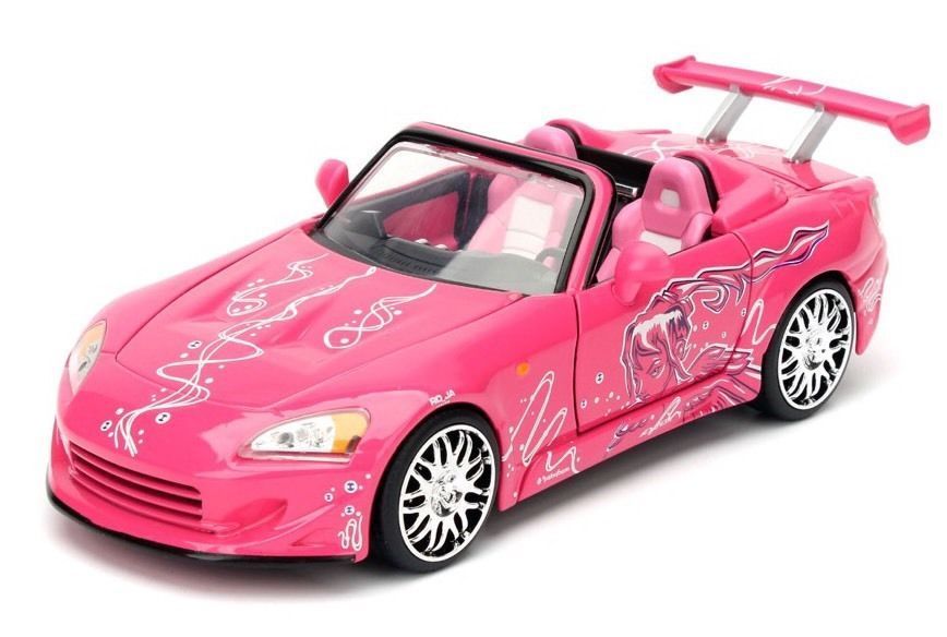 Honda S2000 Sukis Pink Fast Furious 1 24 Scale Diecast Car Model By Jada 97604 New Package Honda S2000 Diecast Model Cars Toy Car
