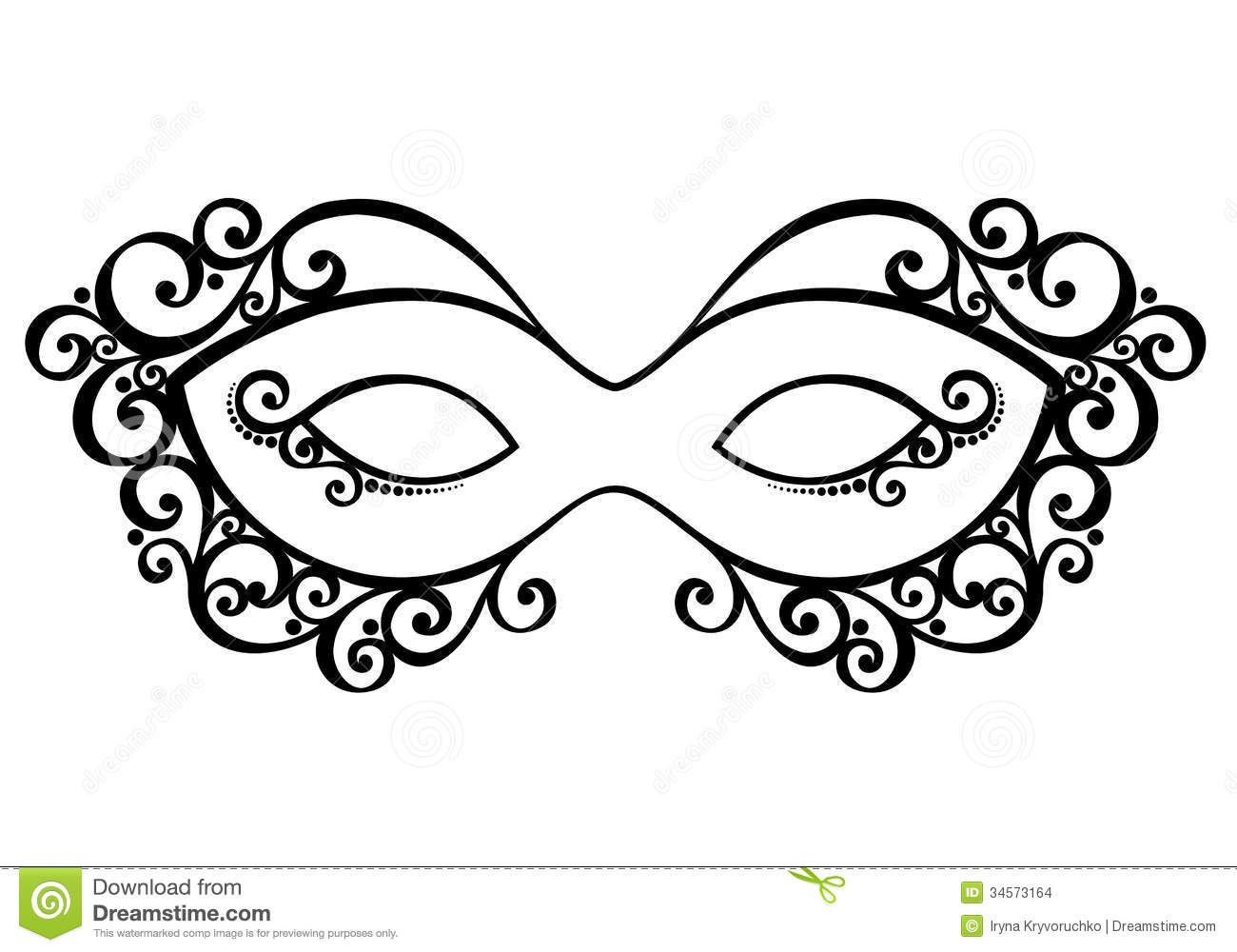 Mask 5 Masquerade Mask Template Masquerade Mask Diy Mask Drawing