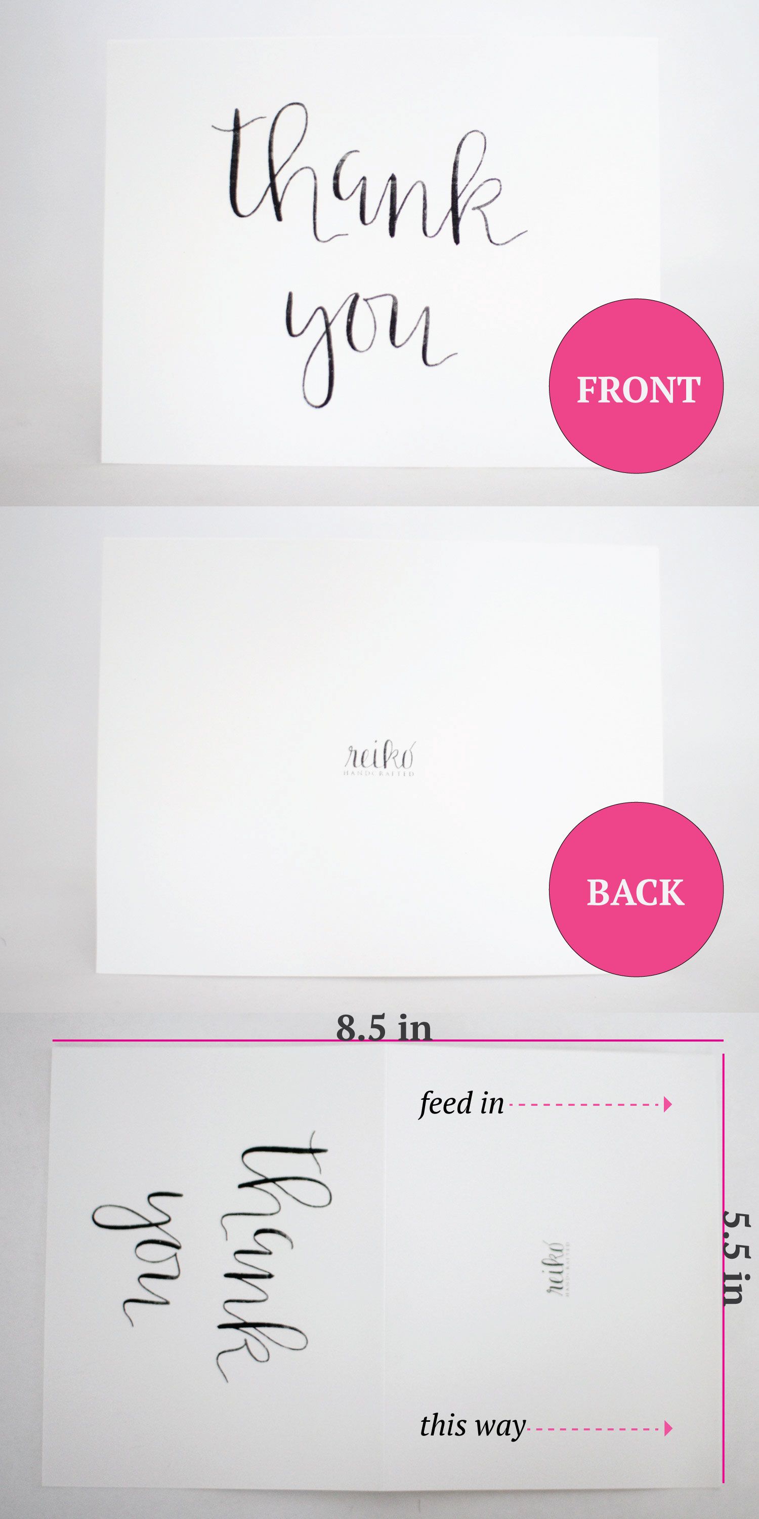 Free Printable Thank You Card Instant Download Hot Hands Bakery Printable Thank You Cards Thank You Card Template Card Templates Printable