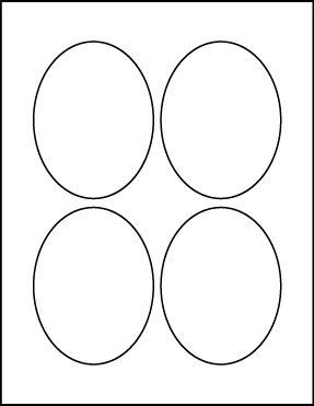 White Uncoated Oval Labels 3 1 4 X 4 1 4 Lt5400 4v Stencils Printables Templates Templates Printable Free Scrapbook Frames