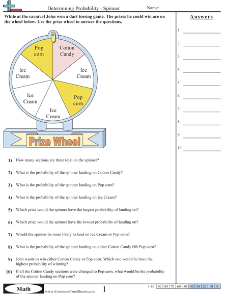 Probability Worksheets Probability Worksheets Probability Lessons Probability Math