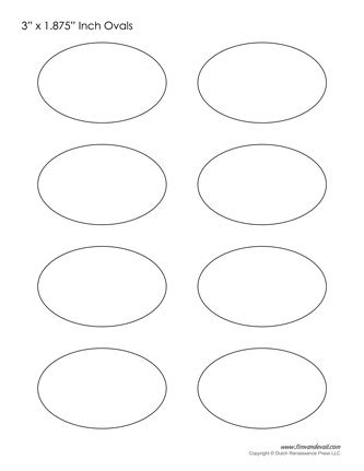 Printable Oval Templates Printable Shapes Templates Printable Free Shape Templates
