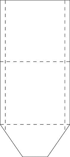 Blank Printable Tea Bag Envelope Geschenkverpakkingen Sjablonen Patronen