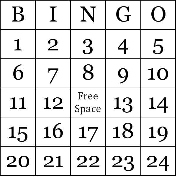 Free Printable Number Bingo Cards Bingo Card Template Free Bingo Cards Free Printable Bingo Cards