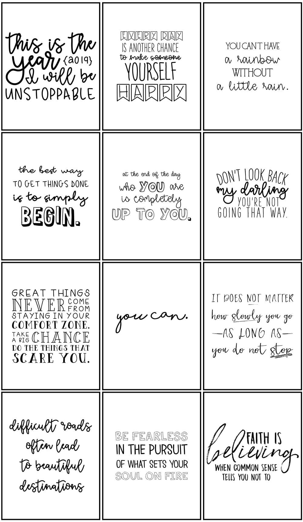 Planner Dividers Free Printable Planner Dividers Planner Printables Free Free Printable Quotes Planner Dividers