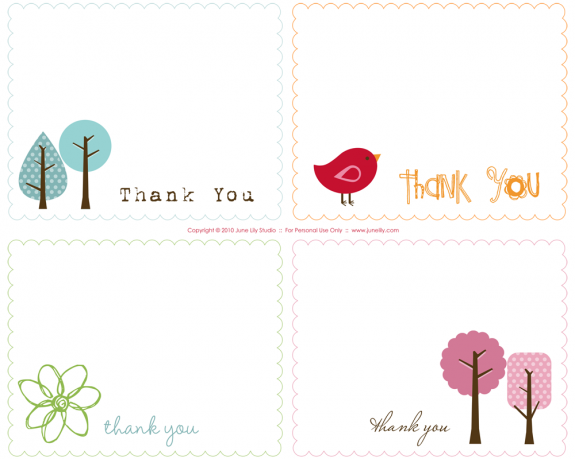 Thank You Notes A Quick Round Up Printable Note Cards Note Card Template Free Printable Card Templates