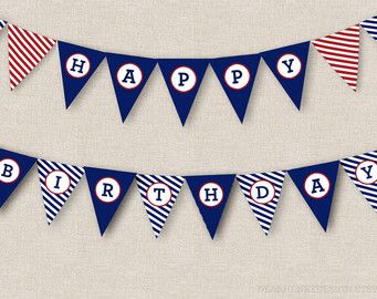 Free Pdf Printable Anchor Label Google Search Birthday Banner Free Printable Happy Birthday Banner Printable Happy Birthday Printable