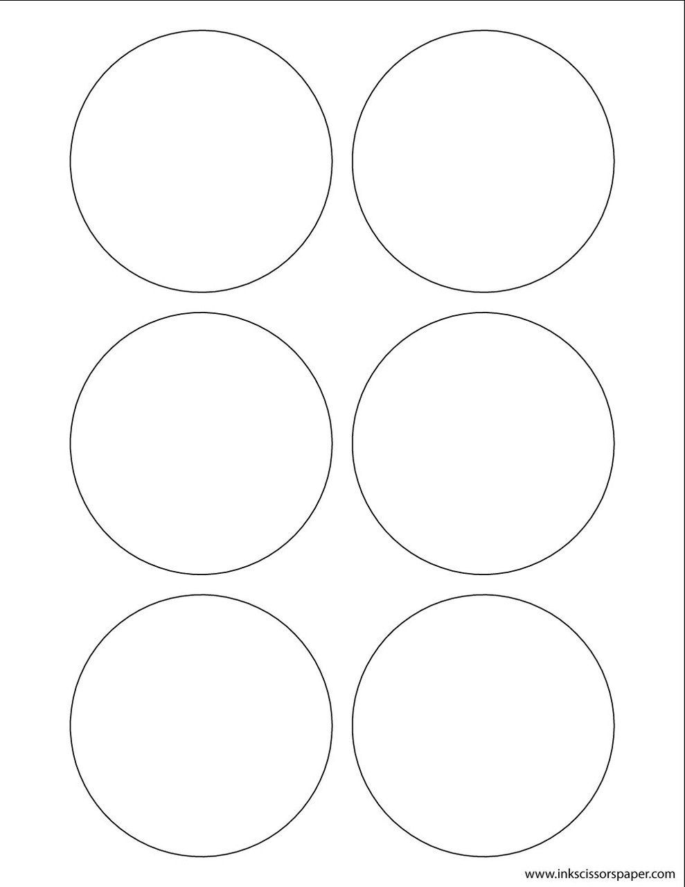 Template 3 1 4 Inch Round Labels Label Templates Printable Sticker Labels Circle Template