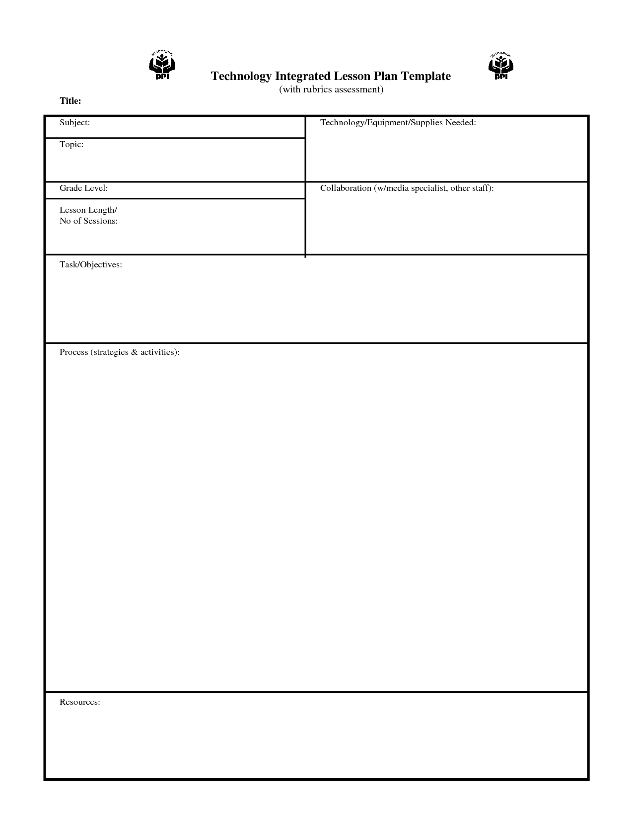 Lesson Plan Template Pdf Lesson Plan Template Free Printable Lesson Plans Lesson Plan Templates