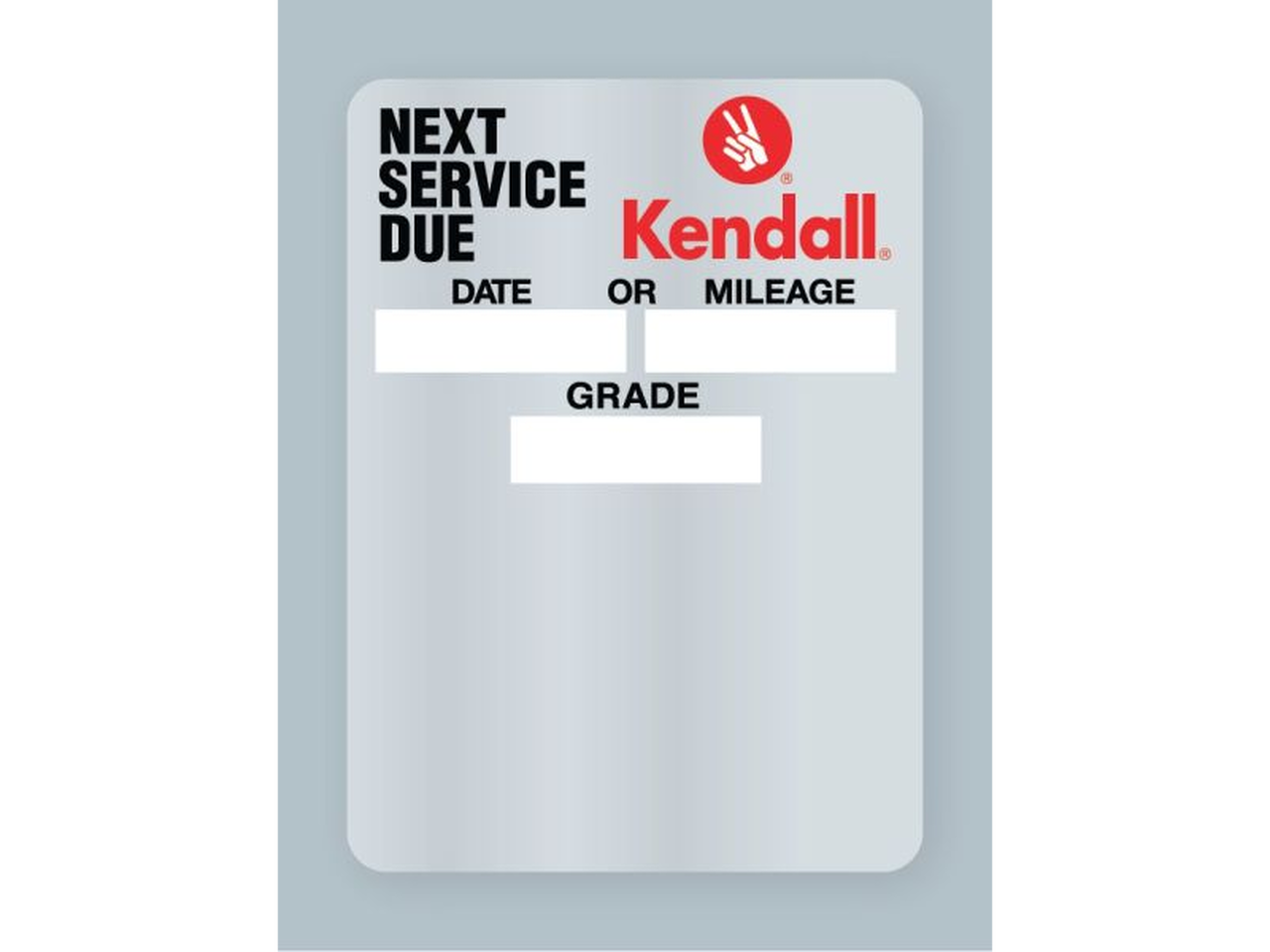 Oil Change Stickers Kendall Branded Sticker Printer Msd Blaster Coil Chevy Truck Rear End Oil Change Used Car Parts Cheap Auto Parts