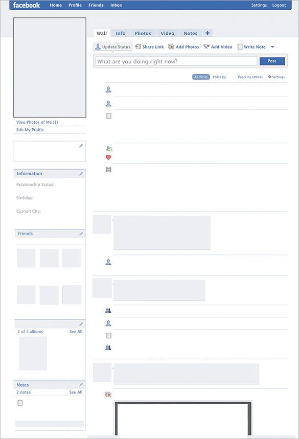 Doc Ppt Psd Free Premium Templates Facebook Page Template Facebook Profile Template Twitter Template
