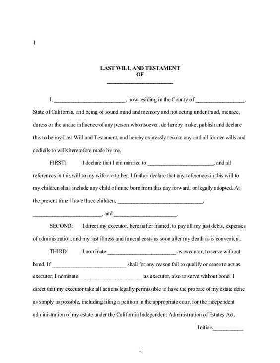 Free Printable Last Will And Testament Form Generic Sample Printable Legal Forms For Attorney Law Last Will And Testament Will And Testament Legal Forms