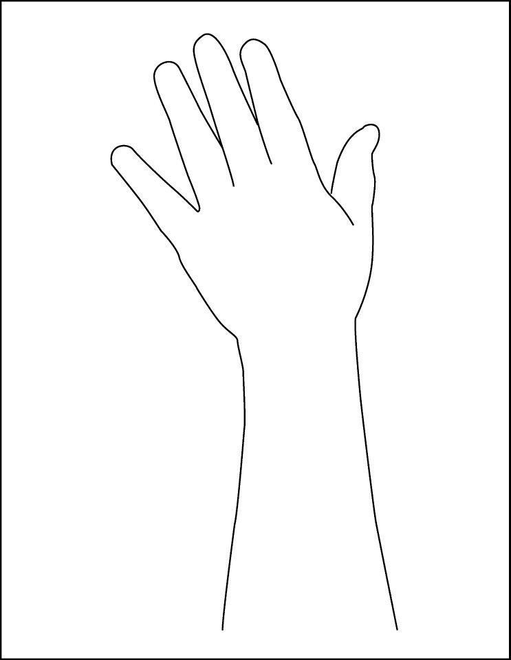 Pin By Chris Guyon On Henna And Camp Inspirations Hand Outline Body Template Henna Design Printable