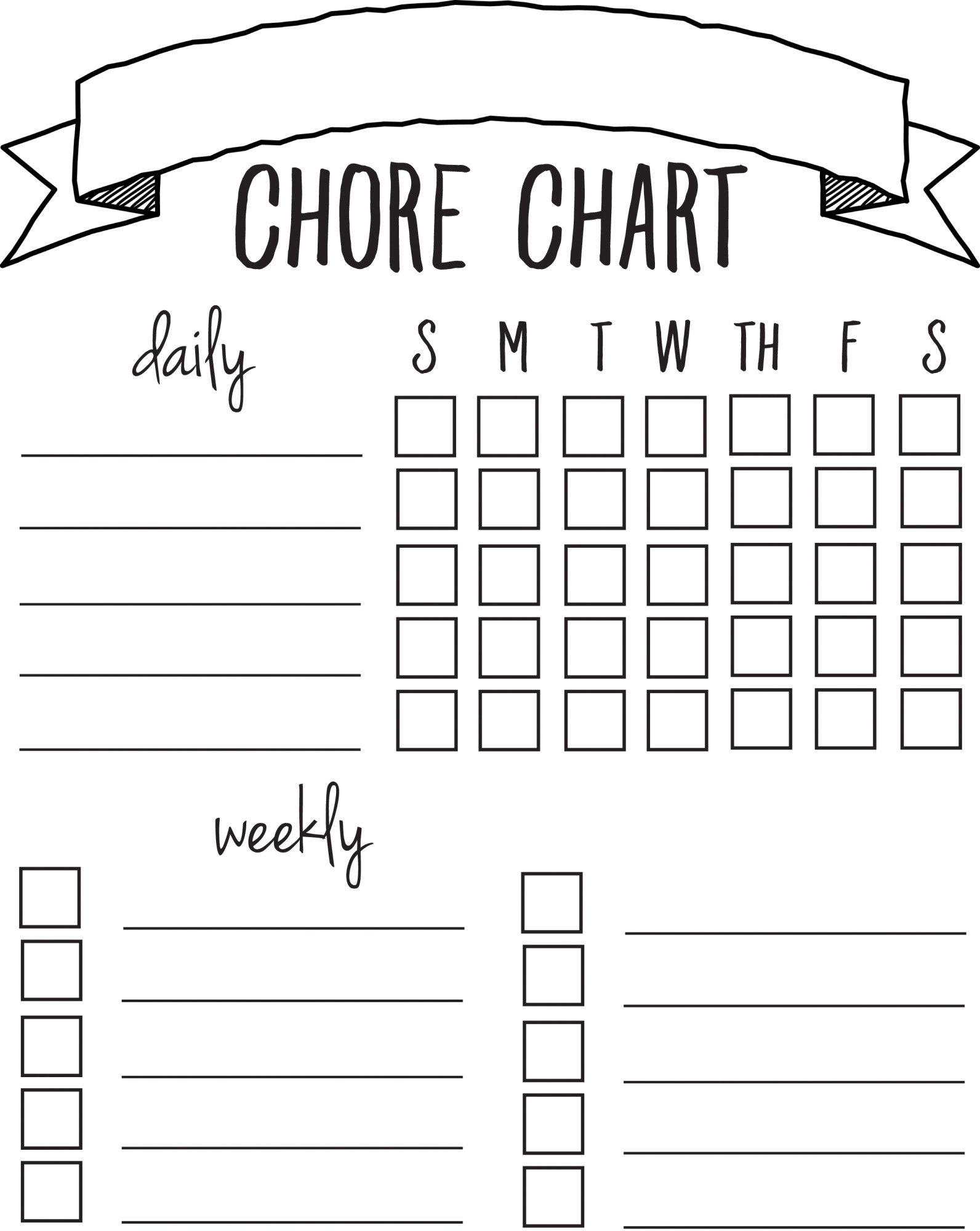 Printable Chore Chart Sincerely Sara D Home Decor Diy Projects Chore Chart Template Family Chore Charts Chore Chart Kids