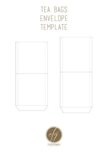 Free Printable Tea Bag Envelopes Diy Tea Bags Tea Diy Tea Bag