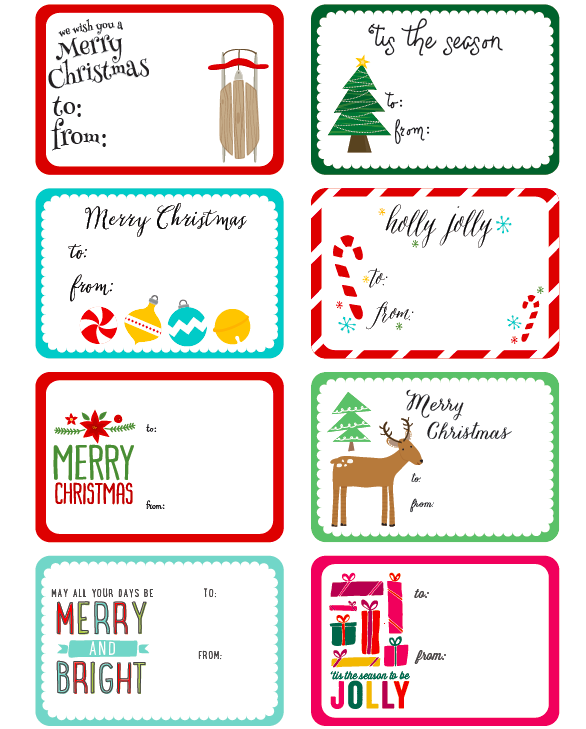 Whimsical Christmas Labels Free Printables Christmas Gift Tags Printable Printable Christmas Labels Templates Christmas Labels Template