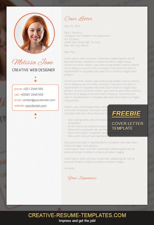 Daily Inspiration 1743 Creative Cover Letter Free Cover Letter Cover Letter Template Free