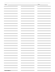 Pin On Printables Lists