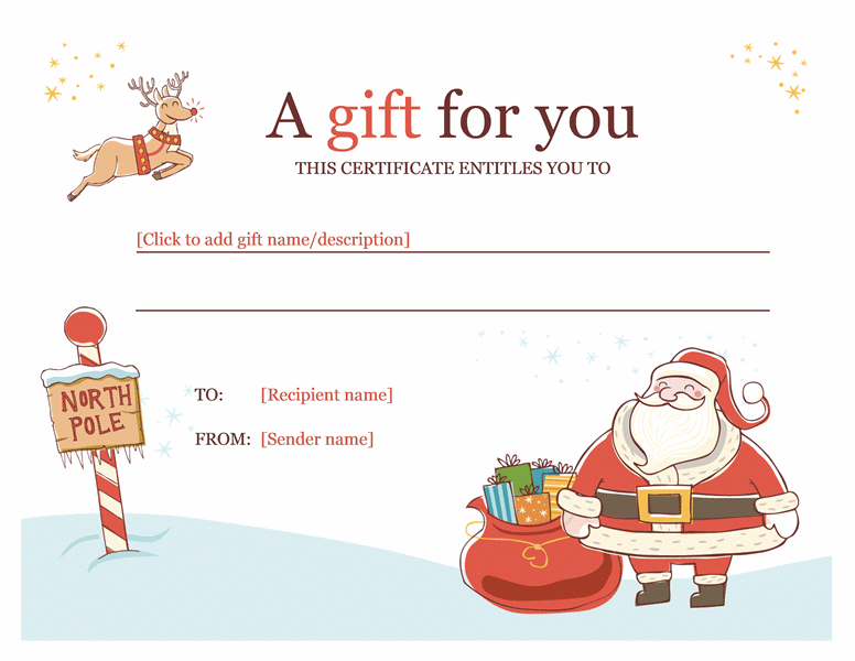 Search Results For Christmas Gift Certificate Templates Christmas Gift Certificate Template Gift Certificate Template Word Printable Gift Certificate