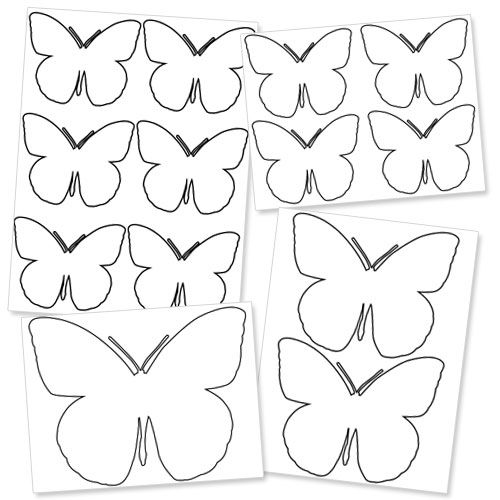 Large Printable Butterfly Template Printable Treats Butterfly Template Butterfly Printable Butterfly Coloring Page