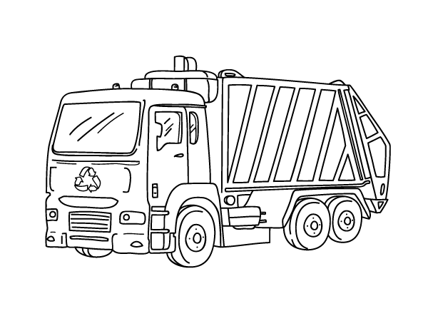 Free Printable Garbage Truck Coloring Page Download It At Https Museprintables Com Download Coloring Page Truck Coloring Pages Coloring Pages Garbage Truck