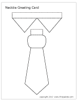 Necktie Template Necktie Greeting Card Printable Templates Coloring Pages Tie Template Father S Day Activities Greeting Card Template