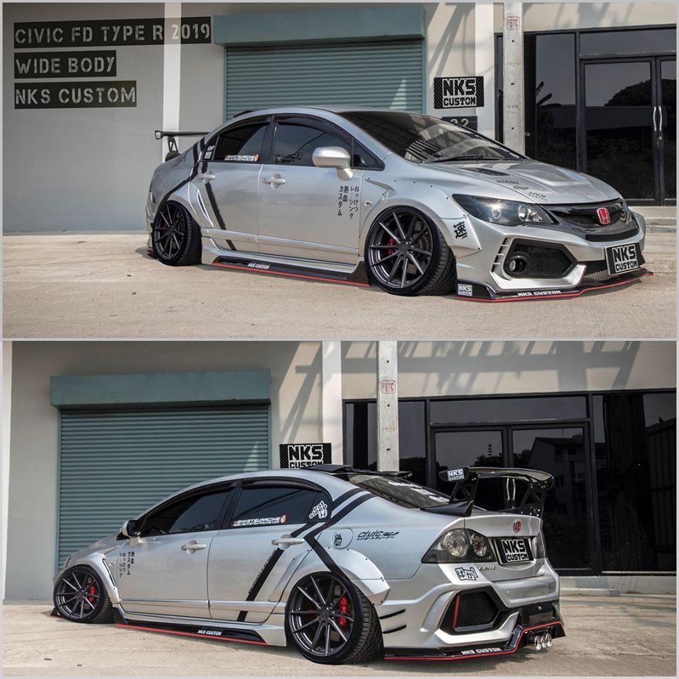 Honda Civic Fd Type R 2020 Wide Body Honda Civic Car Honda Civic Sedan Civic Car