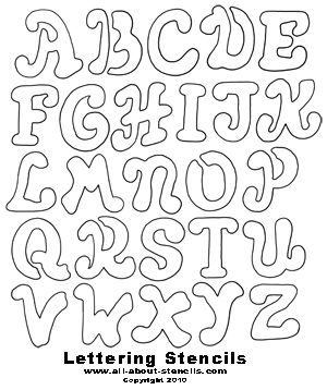 Letters Free Printable Letter Stencils Letter Stencils To Print Stencils Printables