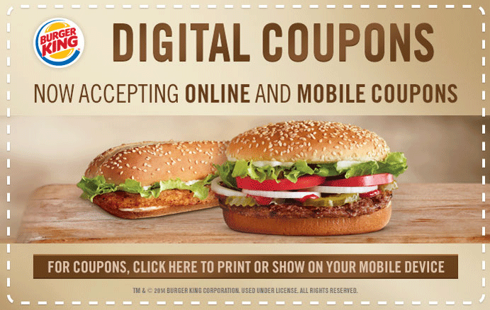 Burger King Canada Coupons Extreme Savings For Canadians Burger Free Fast Food Free Food Coupons