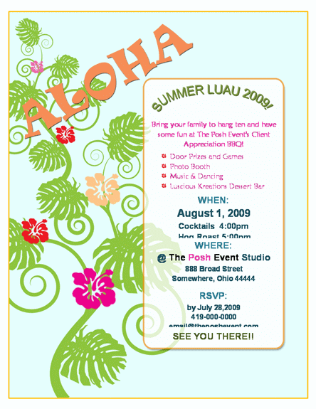 Image Result For Luau Invitations Templates Free Party Invite Template Luau Invitations Luau Party Invitations