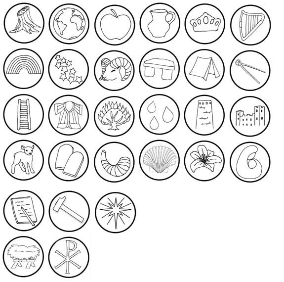 Jesse Tree Symbols Jesse Tree Advent Jesse Tree Printable Ornaments Jesse Tree Ornaments