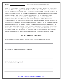 Grade 9 Reading Comprehension Worksheets Reading Comprehension Worksheets Comprehension Worksheets Free Reading Comprehension Worksheets