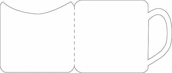 Mug Template Paper Crafts Cards Card Templates