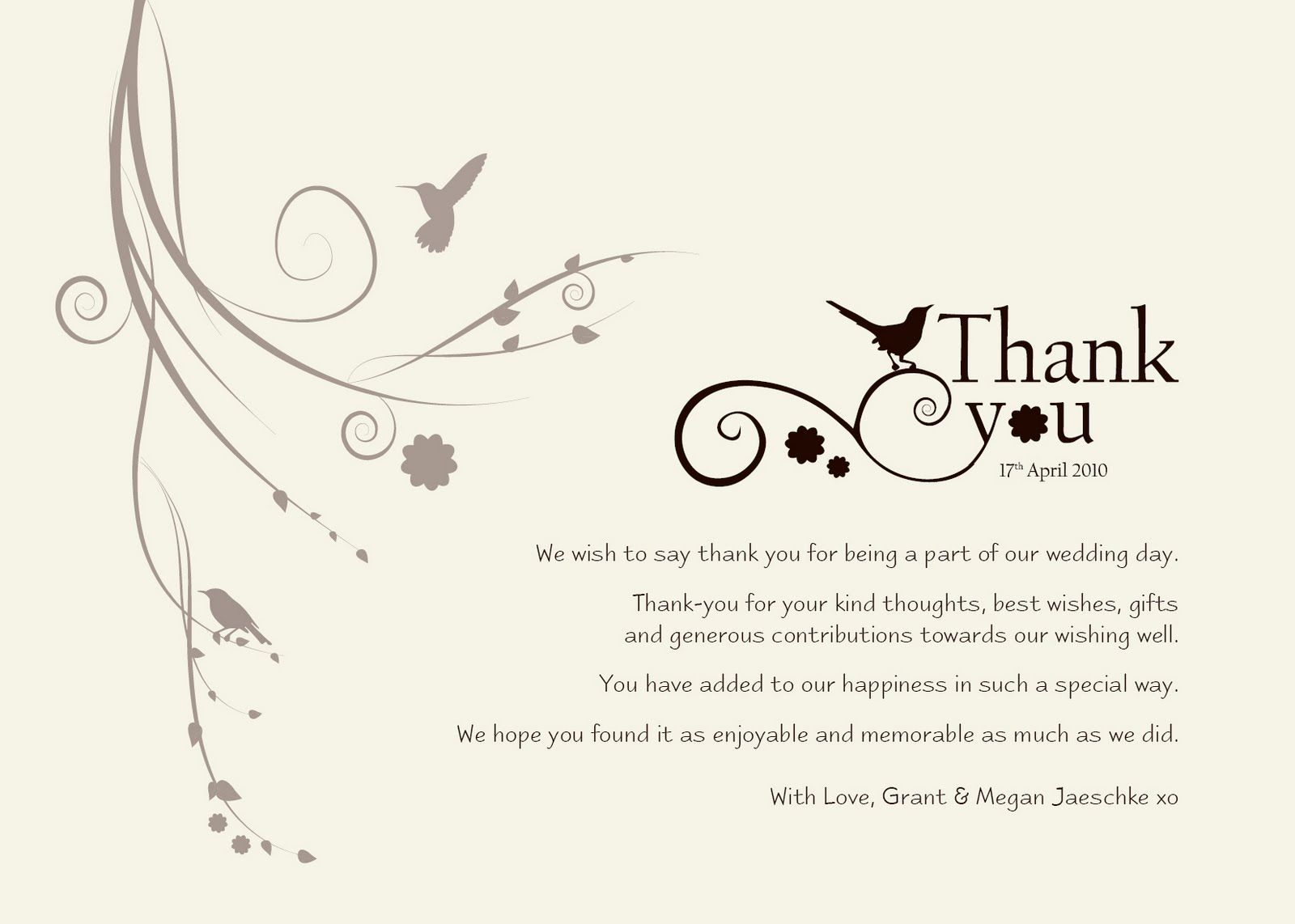 Damsel Design Wedding Thank You Cards Wedding Thank You Cards Wording Thank You Card Wording Wedding Thank You Cards