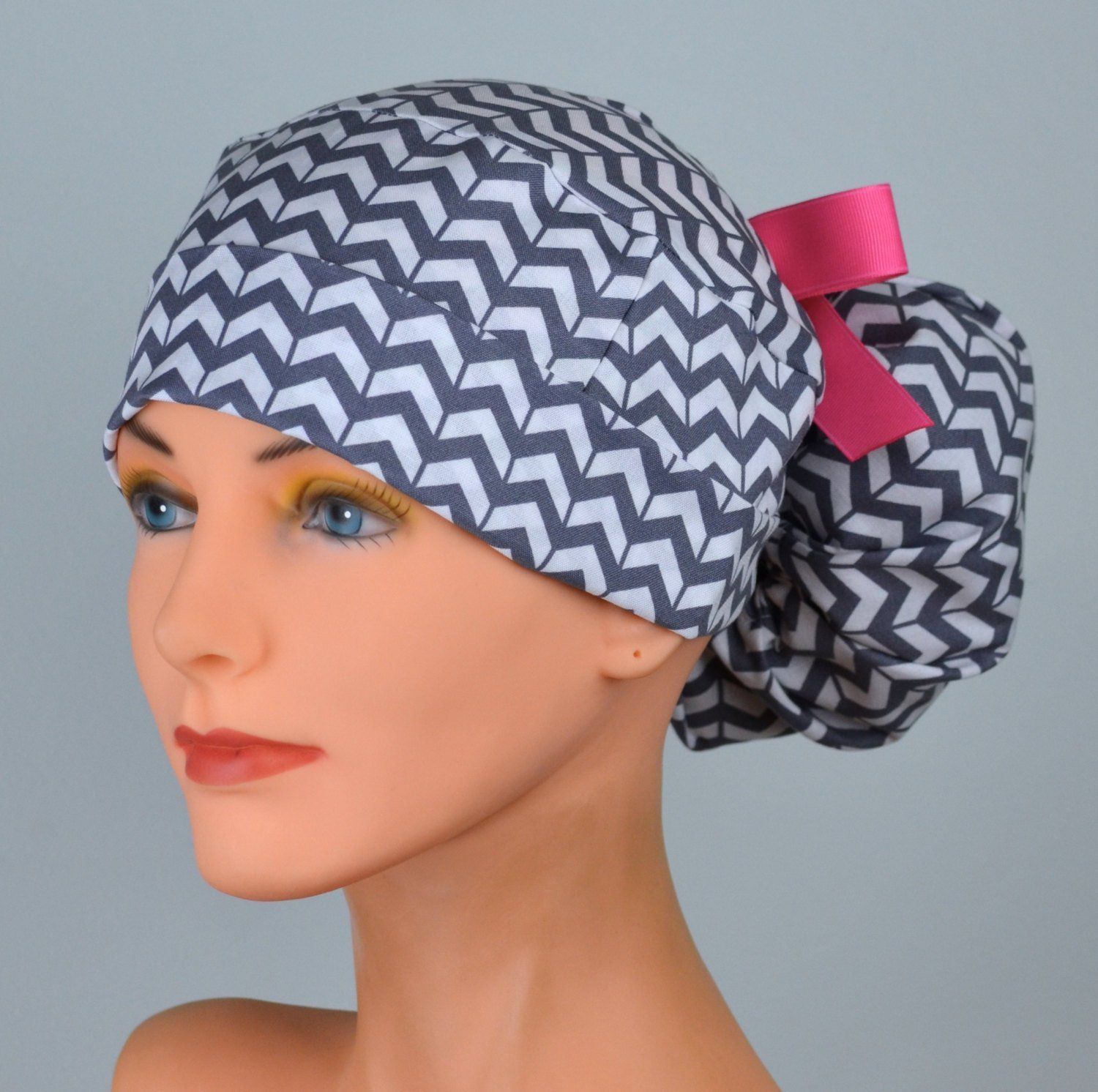 Pony Pattern Scrub Printable Hat Scrub Hat Patterns Ponytail Hat Pattern Scrub Hats