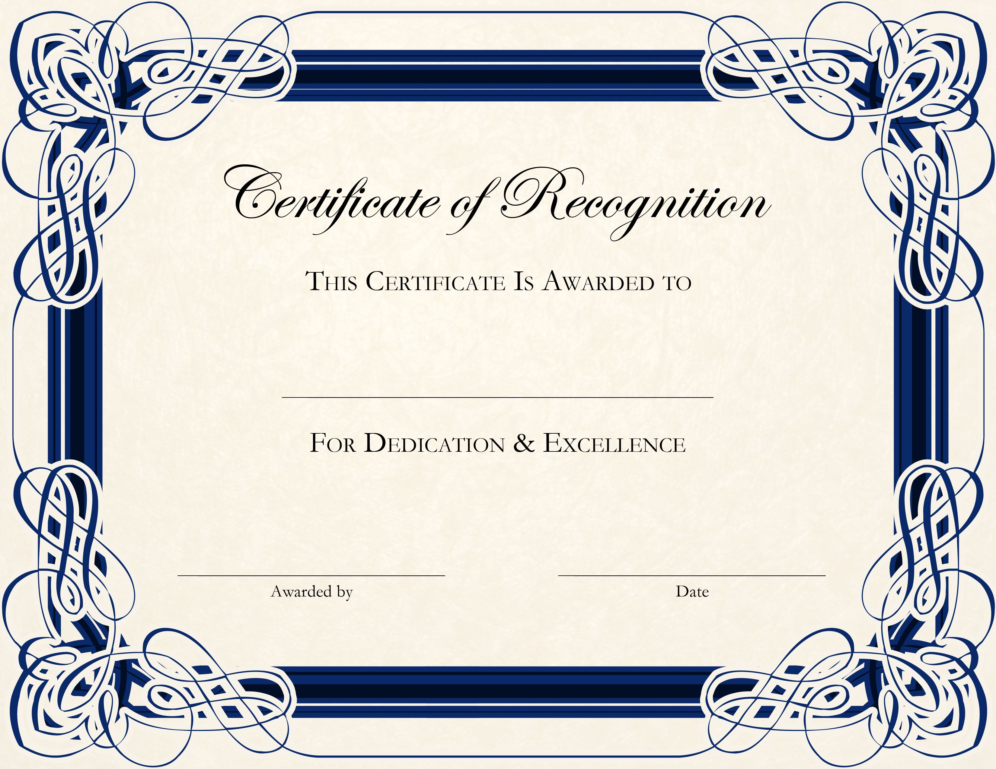 Certificate Template Designs Recognition Docs Certificate Of Recognition Template Graduation Certificate Template Free Certificate Templates