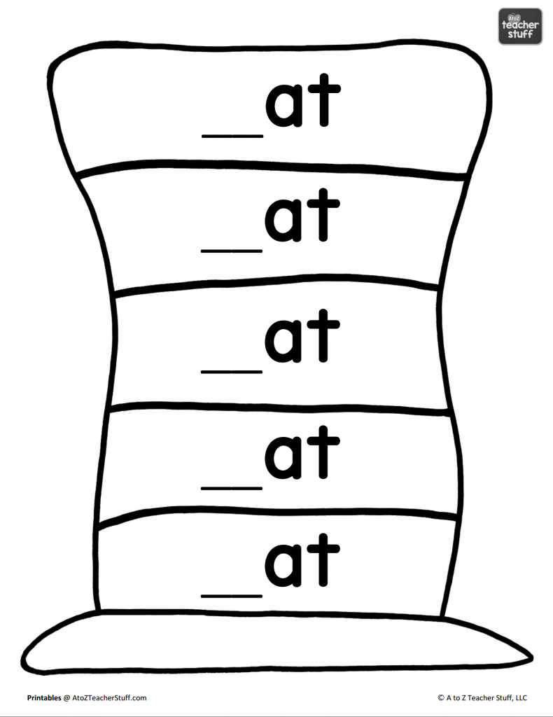 Hat Printables For Dr Seuss Cat In The Hat Or Just Hats A To Z Teacher Stuff Printable Pages And W In 2020 Dr Seuss Kindergarten Dr Seuss Classroom Dr Seuss Week