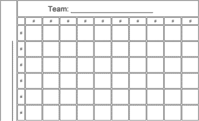 Football Pool Football Squares Template Football Squares