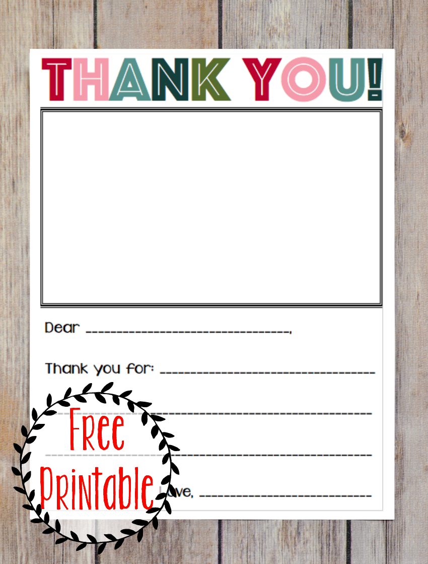 Free Printable Christmas Thank You Note For Kids Teacher Thank You Notes Printable Thank You Notes Letter Template For Kids