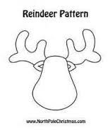 Reindeer Head Template Poshuk Google Diy Felt Christmas Ornaments Christmas Templates Felt Christmas Ornaments