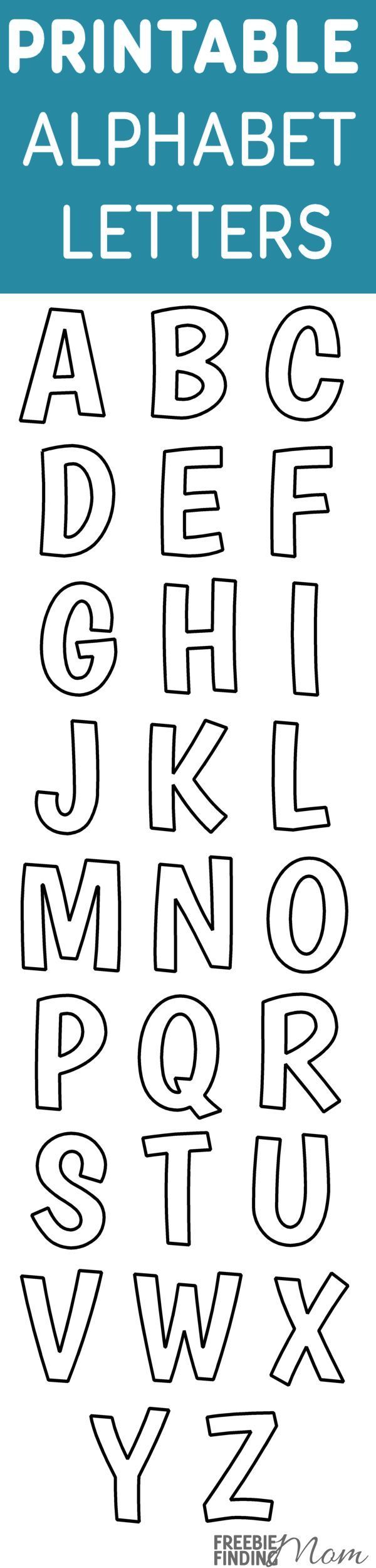 Printable Free Alphabet Templates Alphabet Templates Lettering Alphabet Printable Alphabet Letters