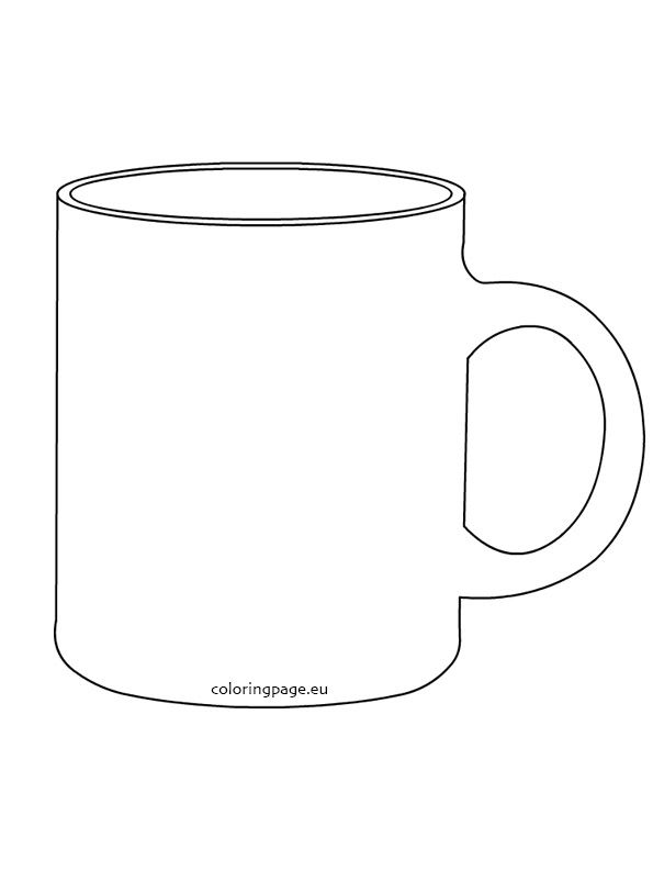Coffee Mug Mug Template Mugs Applique Templates